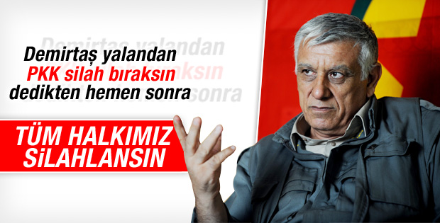 Cemil Bayık: Halkımız silahlanmalı, tüneller kazmalı