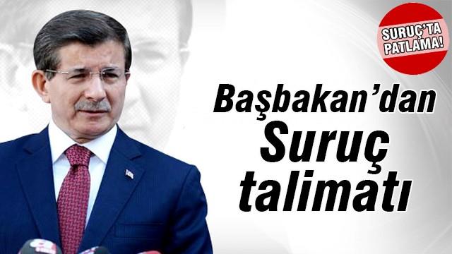 Başbakan talimatı verdi, 3 bakan Suruç'a gidiyor