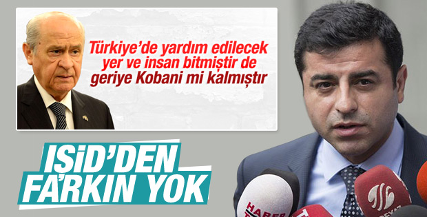 Selahattin Demirtaş'tan MHP'ye sert eleştiriler