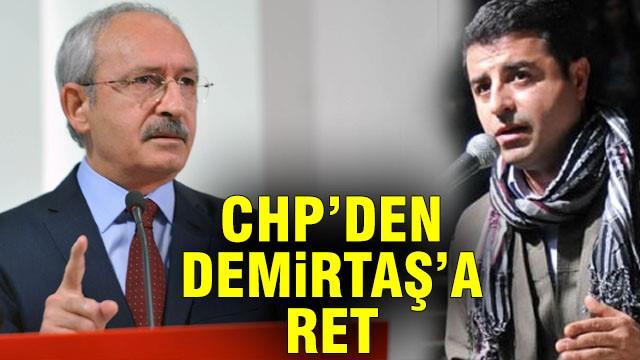 CHP'den HDP'yi şaşırtan cevap