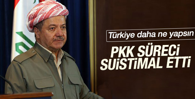 Mesut Barzani: PKK imkanları değerlendiremedi