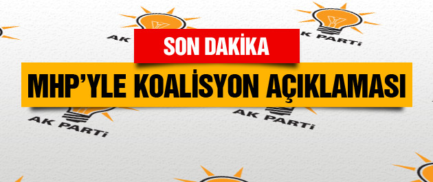 Beşir Atalay'dan MHP koalisyon ve çözüm süreci açıklaması