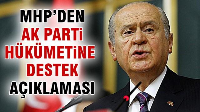 MHP'den koalisyon ve erken seçim açıklaması