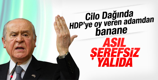 Devlet Bahçeli: Asıl şerefsiz yalıda