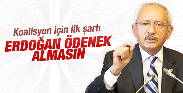 Kılıçdaroğlu'ndan koalisyon şartları