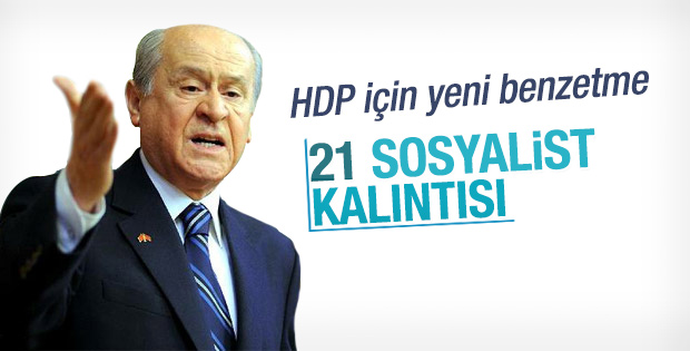 Devlet Bahçeli'den HDP'ye oy verenlere yeni benzetme