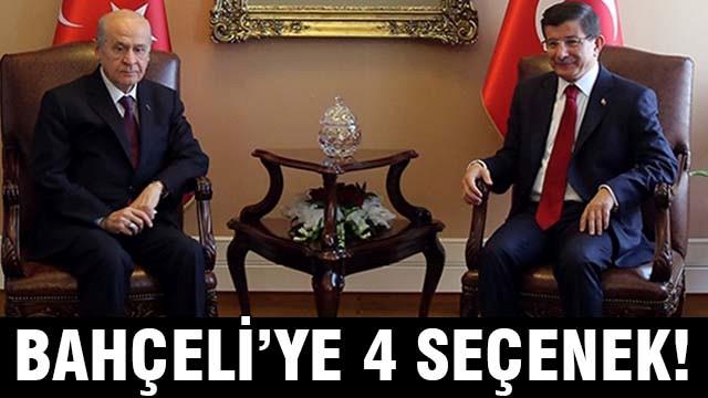 Ak Parti’den Bahçeli’ye 4 seçenek!