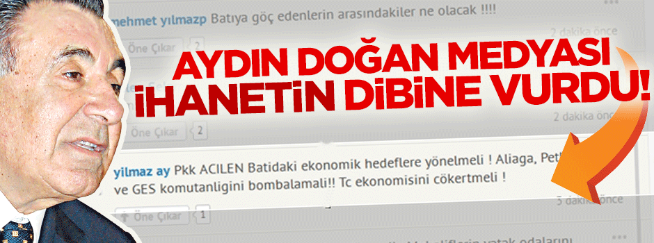 Hürriyet kudurdu: PKK Batı'daki ekonomik hedeflere yönelmeli!