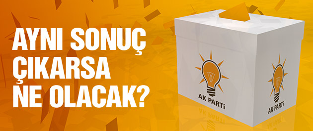Seçimde aynı sonuç çıkarsa ne olacak Bakan açıkladı