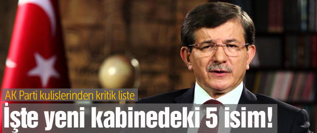 'Seçim hükümetinde yer alacak AK Partililer' kulisi!