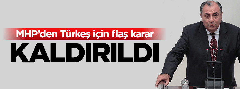 MHP Tuğrul Türkeş ismini kaldırdı