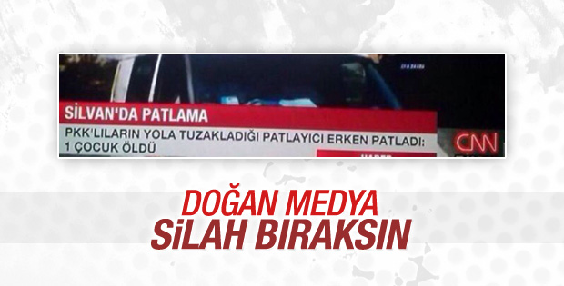 CNN Türk'te PKK'nın bombası erken patladı skandalı