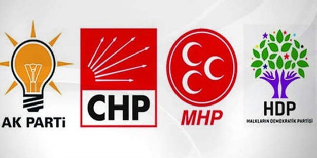 AK Parti, CHP, MHP ve HDP'nin aday adayları belli oldu