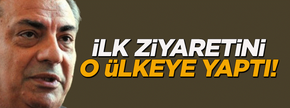 Türkeş ilk yurt dışı ziyaretini o ülkeye yaptı