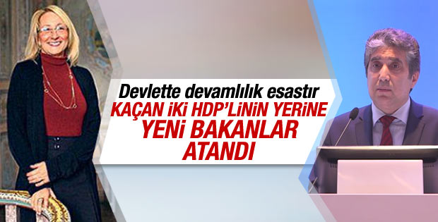 İstifa eden bakanların yerine atanan isimler belli oldu