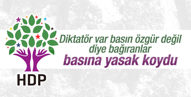 HDP etkinliğinde AA ve TRT muhabirlerine yasak