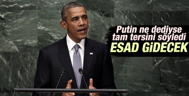 Obama'dan Esed için sert sözler