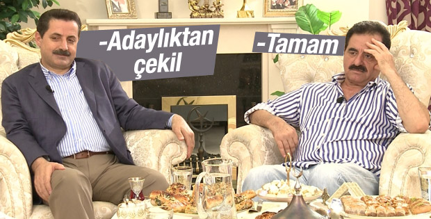 İbrahim Tatlıses milletvekili adaylığından çekildi