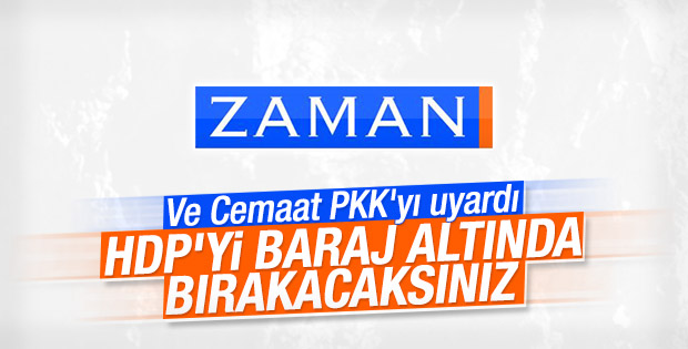 Zaman yazarı Şahin Alpay: HDP'yi ezdirmeyelim