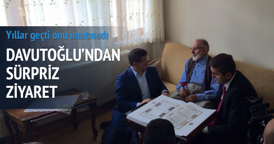 Başbakan Davutoğlu'ndan özel ziyaret