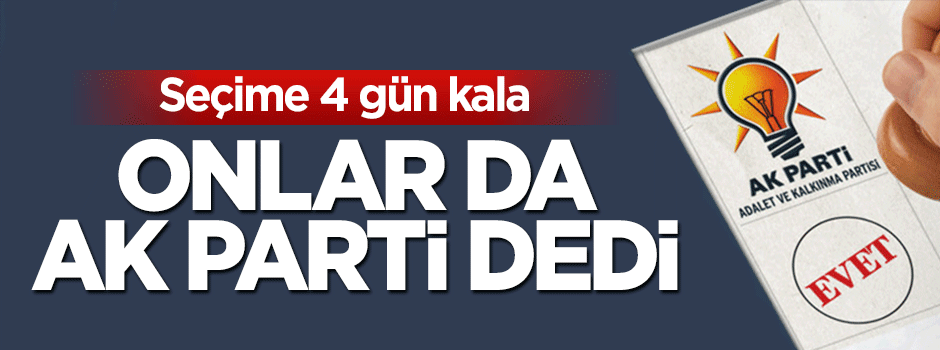 Mardin'de bir aşiret daha AK Parti dedi