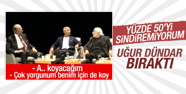 Uğur Dündar Halk Arenası programını durdurdu