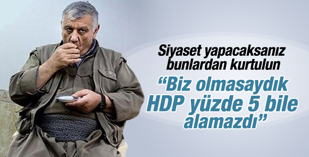Cemil Bayık: HDP PKK sayesinde barajı aştı