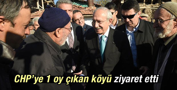 Kılıçdaroğlu CHP'ye 1 oy çıkan köyü ziyaret etti