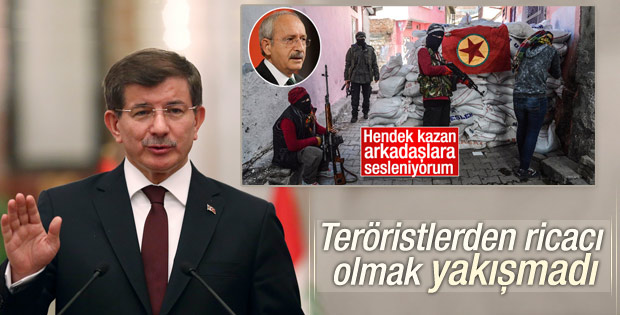 Davutoğlu'ndan Kılıçdaroğlu'na 'hendek kazan arkadaş' tepkisi