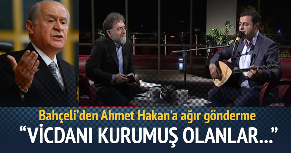 Bahçeli’den Ahmet Hakan’a ağır gönderme