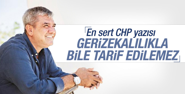 Yılmaz Özdil'den CHP'ye kurultay eleştirisi