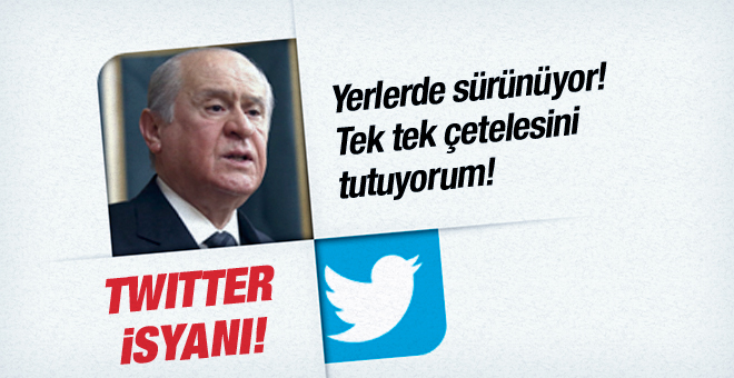 Bahçeli, Twitter'ı yerden yere vurdu!