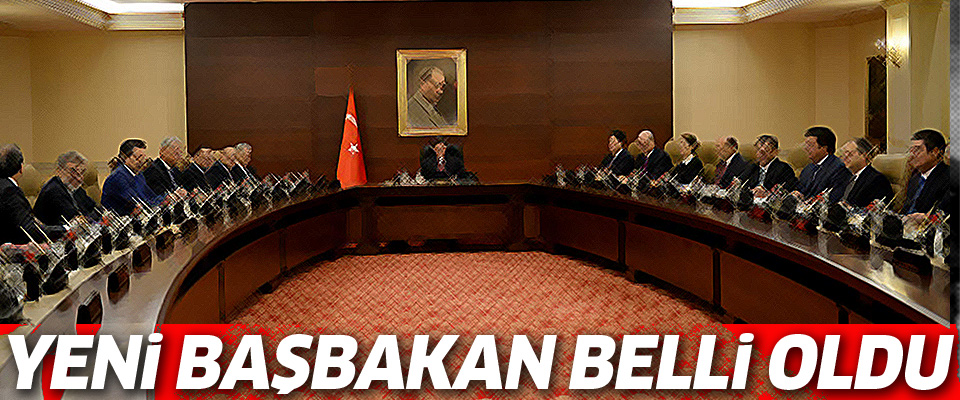 Yeni başbakan belli oldu