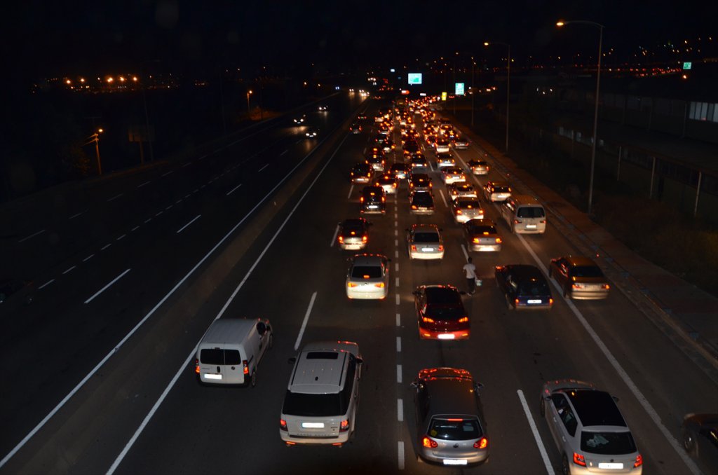 Tatilciler Dönüş Yolunda