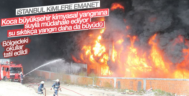 Bayrampaşa'da yangın