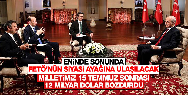 Numan Kurtulmuş TRT Haber'e konuştu