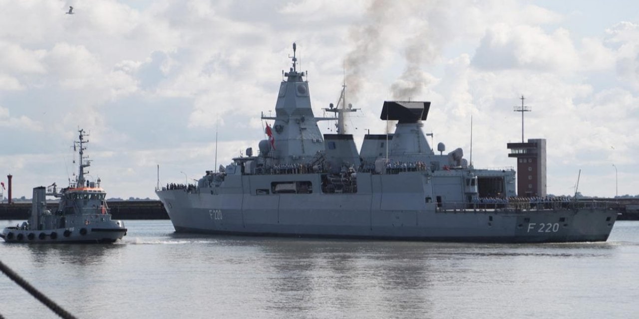 Almanya, İrini operasyonunda görev yapacak firkateyni Libya açıklarına gönderdi