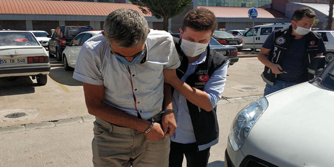 Samsun'da bir araçta 27 kilo eroin yakalandı