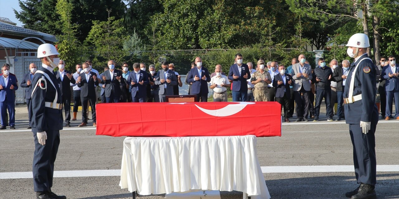 Selde şehit olan Jandarma Uzman Çavuş Onur Kıran için tören düzenlendi