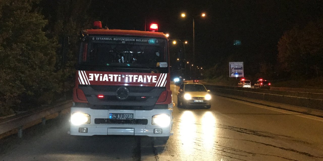 Aydos Ormanı'ndaki yangına müdahale eden itfaiye personeline tüfekle ateş açıldı