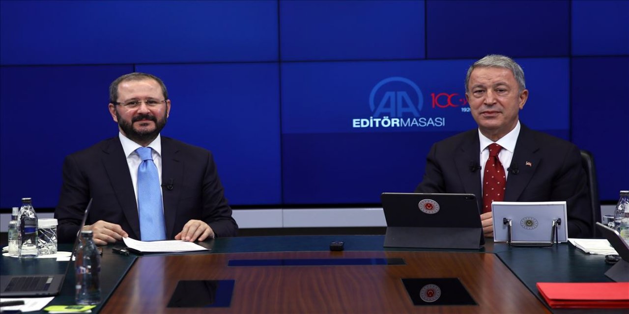 Milli Savunma Bakanı Akar, AA Editör Masası'na konuk oldu