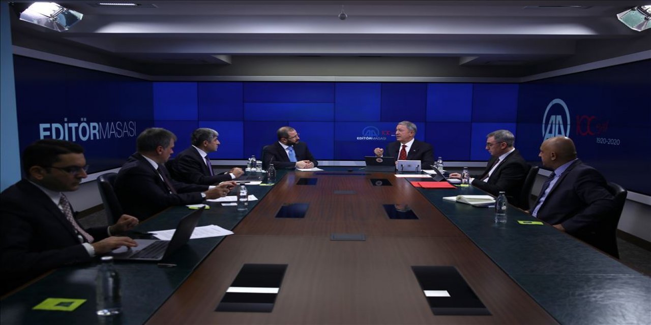 Milli Savunma Bakanı Akar, AA Editör Masası'na konuk oldu