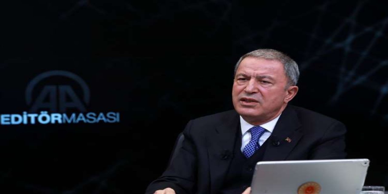 Milli Savunma Bakanı Akar, AA Editör Masası'na konuk oldu