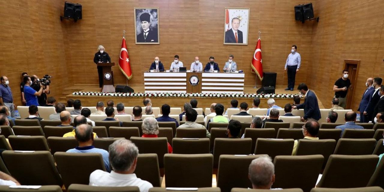 Giresun'da bakanların katılımıyla Hasar Tespit ve Koordinasyon Toplantısı yapıldı