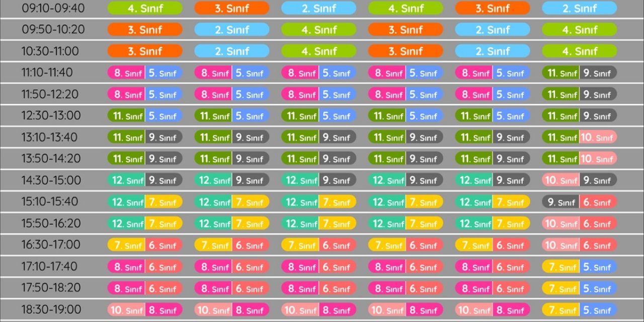 Milli Eğitim Bakanı Ziya Selçuk, EBA canlı ders programını paylaştı