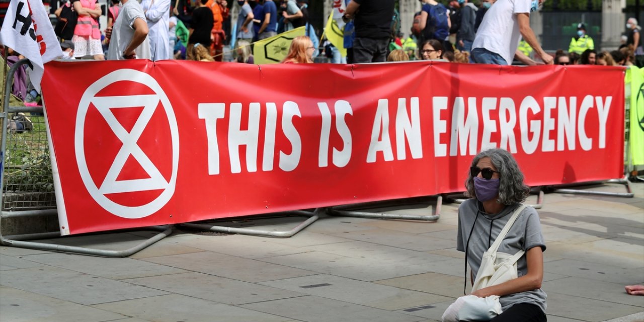 İngiltere'de çevreciler, hükümetten iklim değişliğinin önlenmesi için acilen adım atmasını istedi