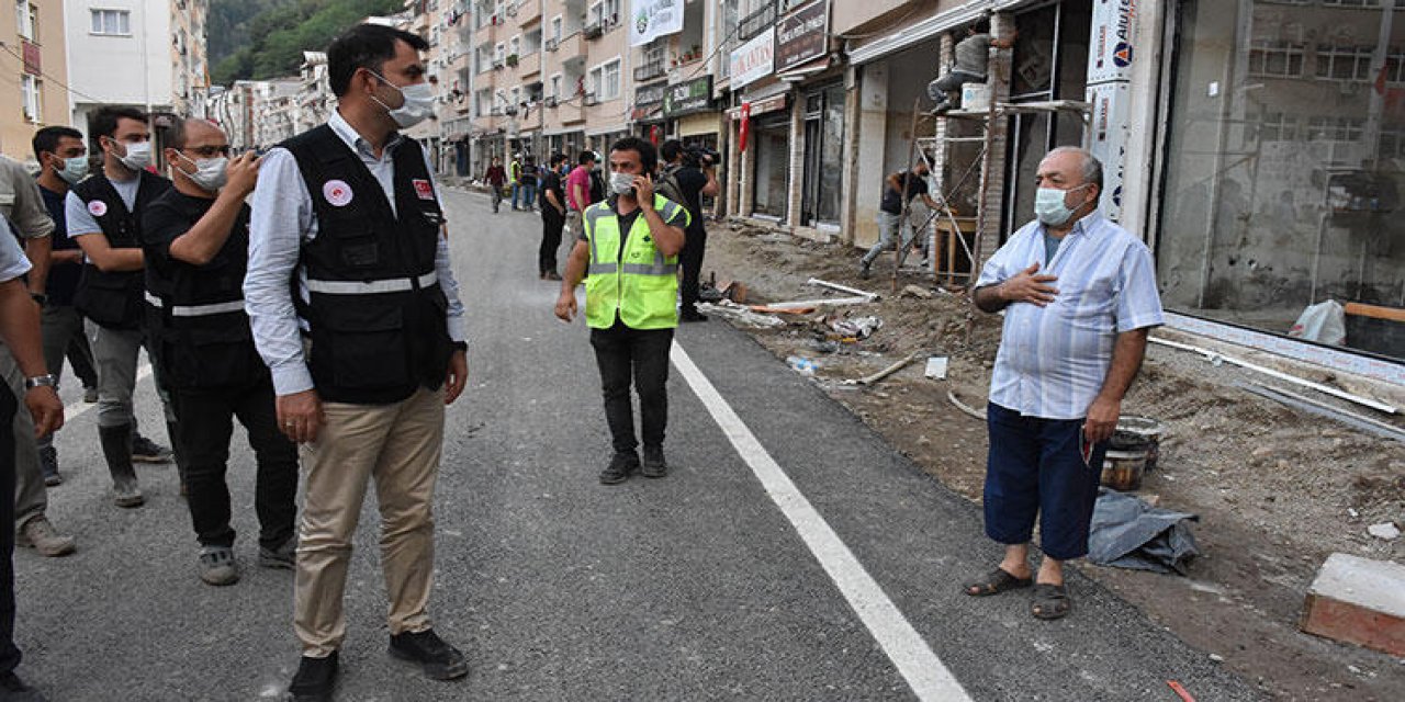 Çevre ve Şehircilik Bakanı Kurum, Dereli'de incelemelerde bulundu