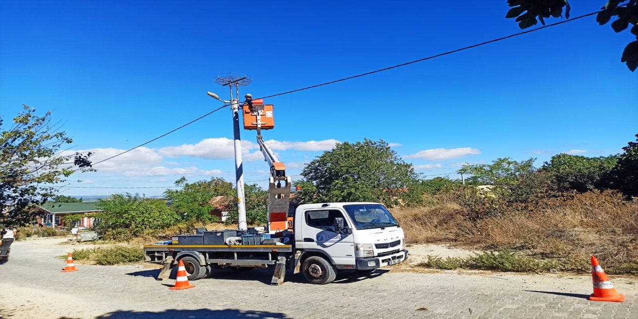 Trakya'da leylek yuvalarının bakımı drone yardımıyla yapılıyor