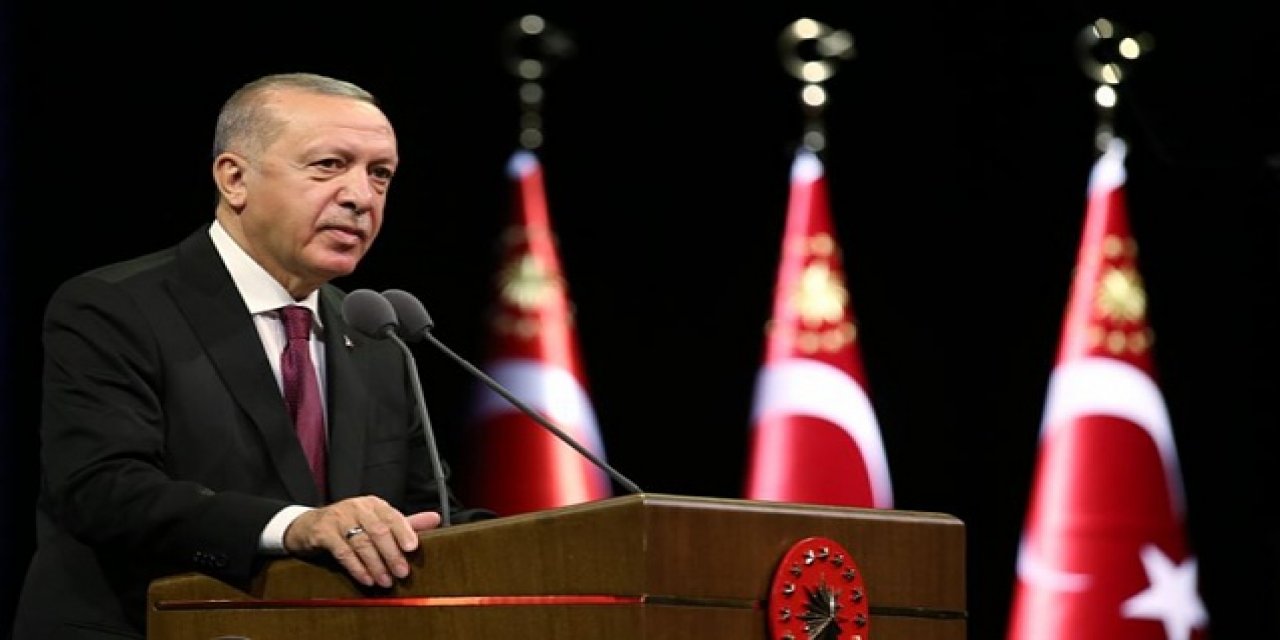 Cumhurbaşkanı Erdoğan, Devlet Övünç Madalyası Tevcih Töreni'nde konuştu