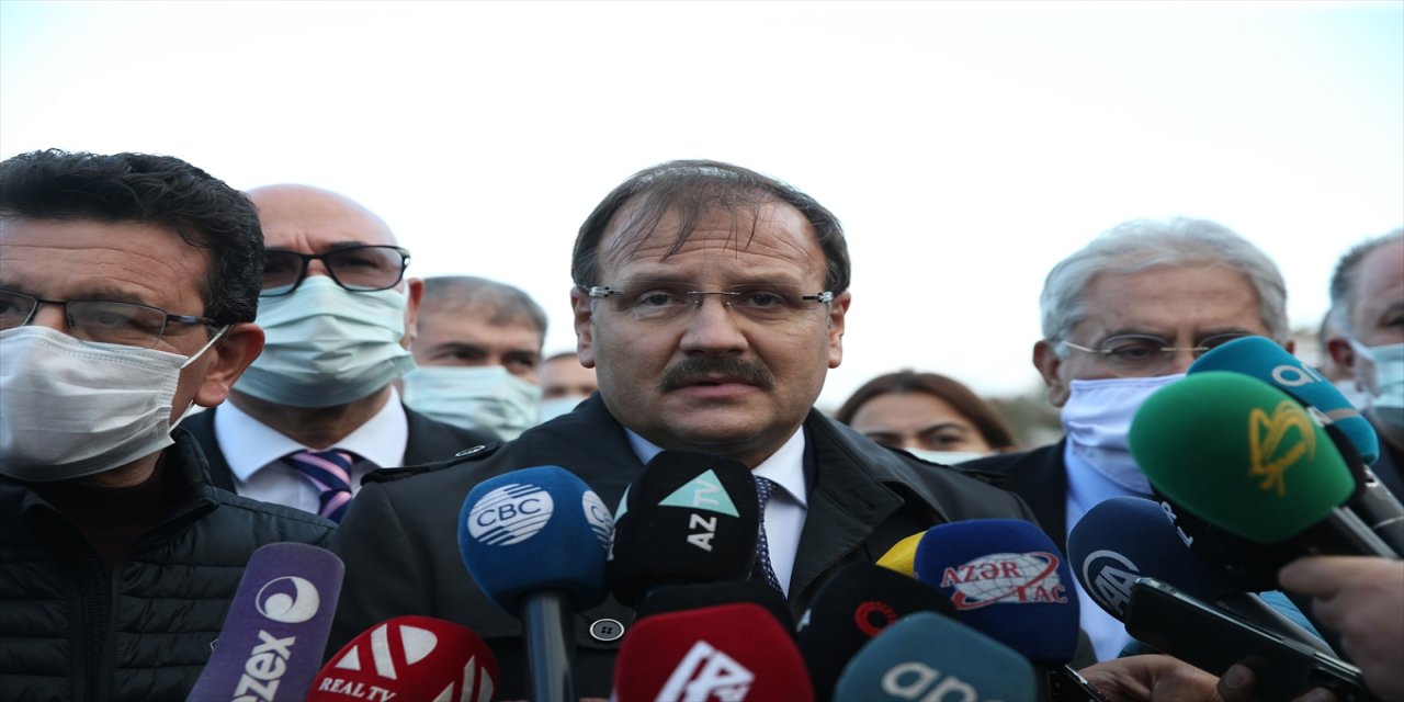 TBMM üyeleri Ermenistan'ın saldırılarında sivil can kayıplarının yaşandığı Gence'yi ziyaret etti